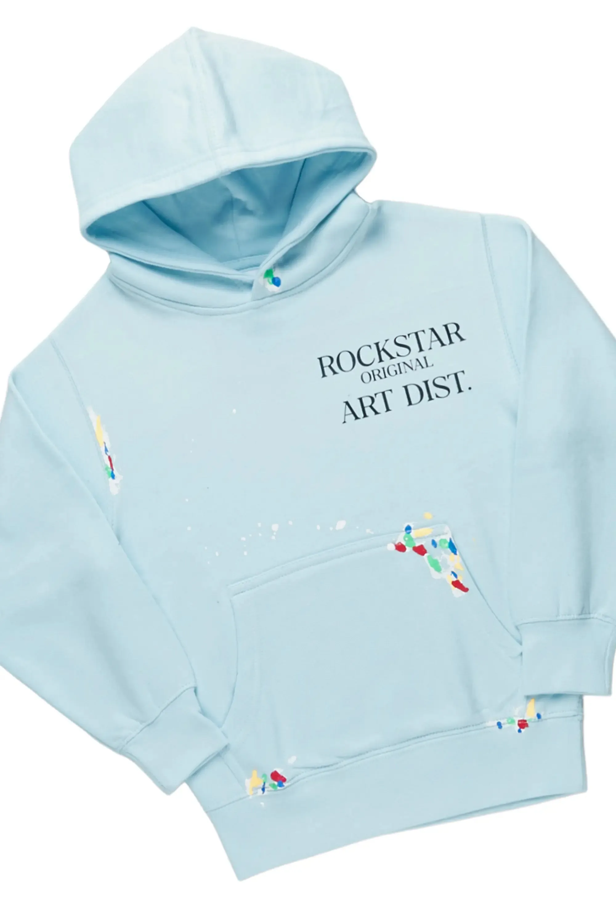 Boys Palmer Sky Blue Hoodie Track Set