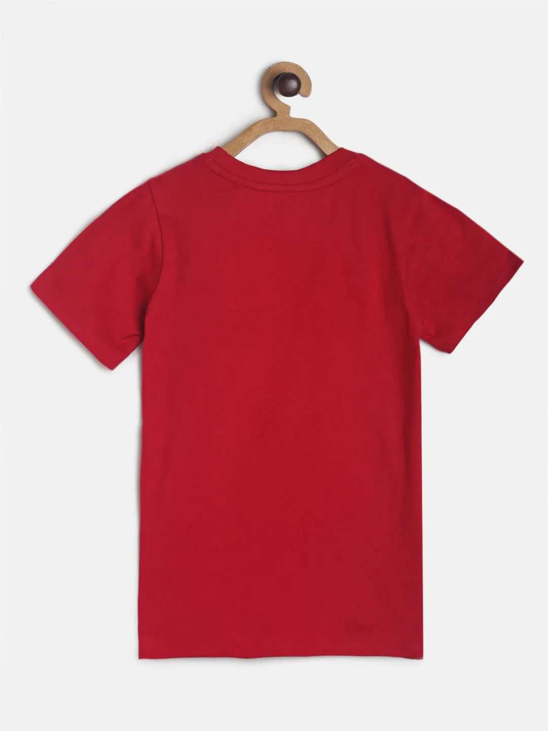 BOYS REGULAR FIT RED T-SHIRT