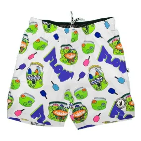 Boys White Pickleball Jar Short