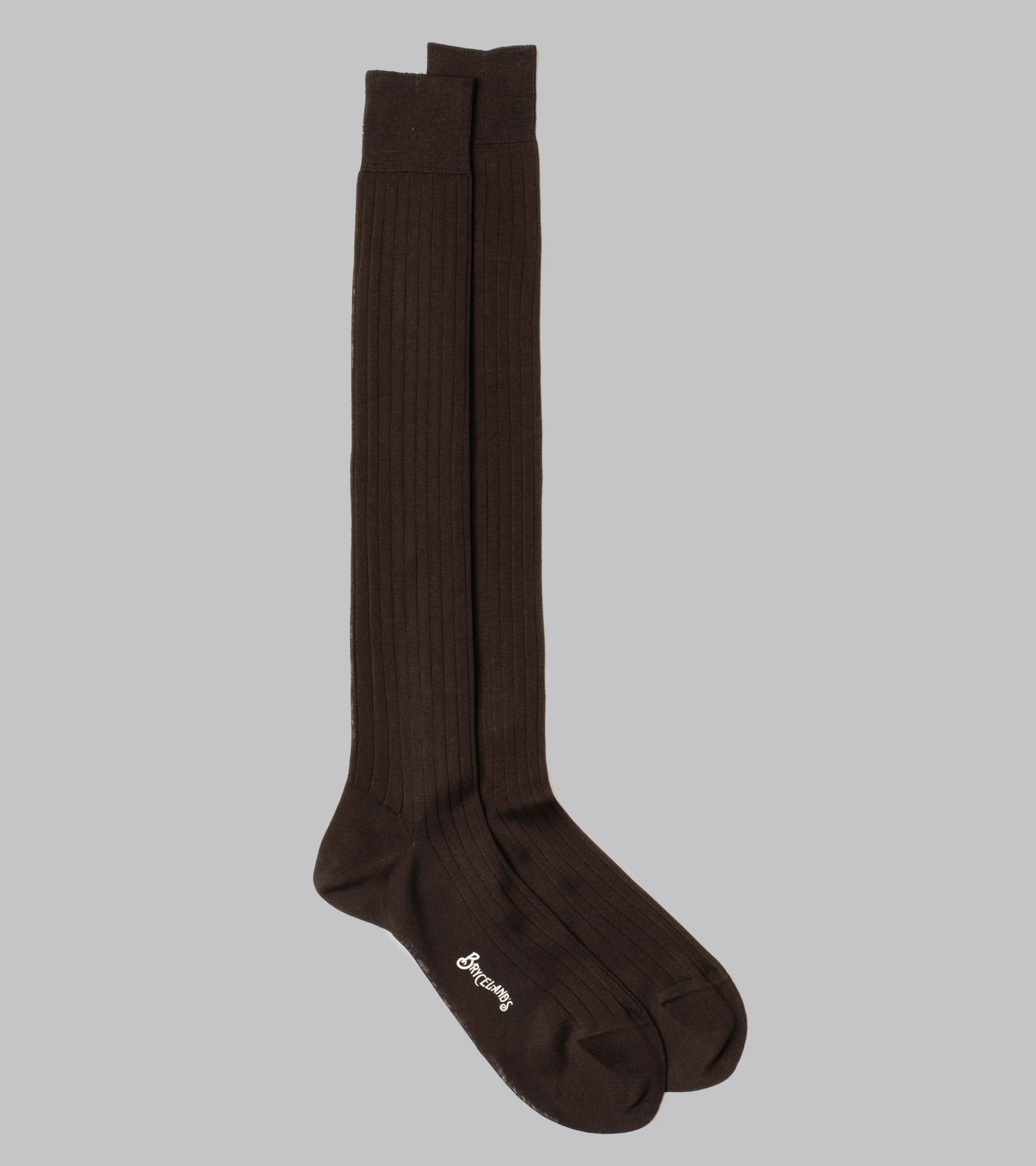 Bryceland's Cotton Socks Brown