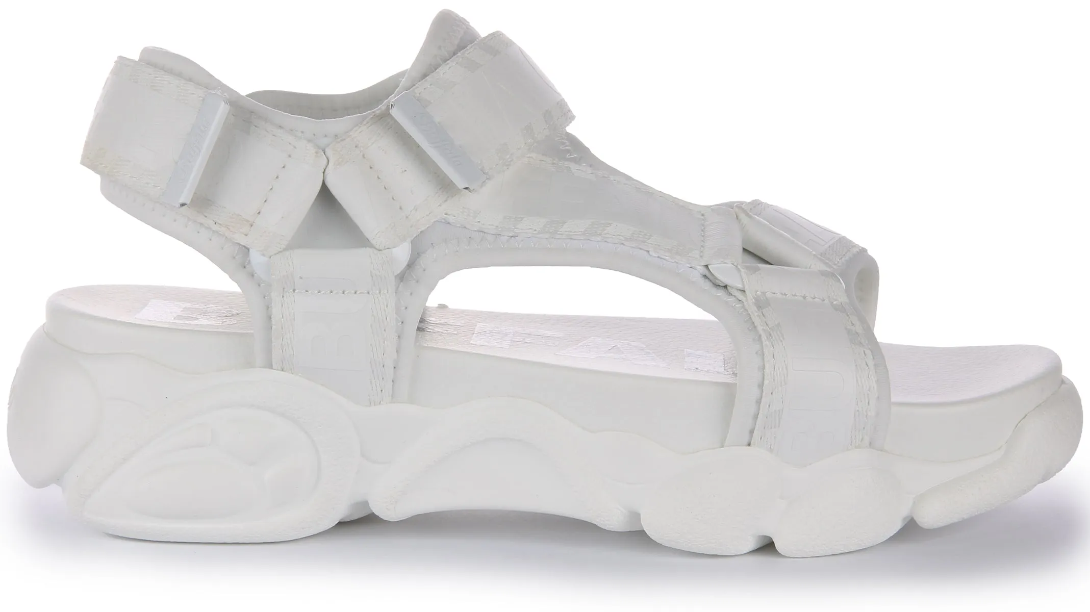 Buffalo Cld Tec Sandal In White For Women