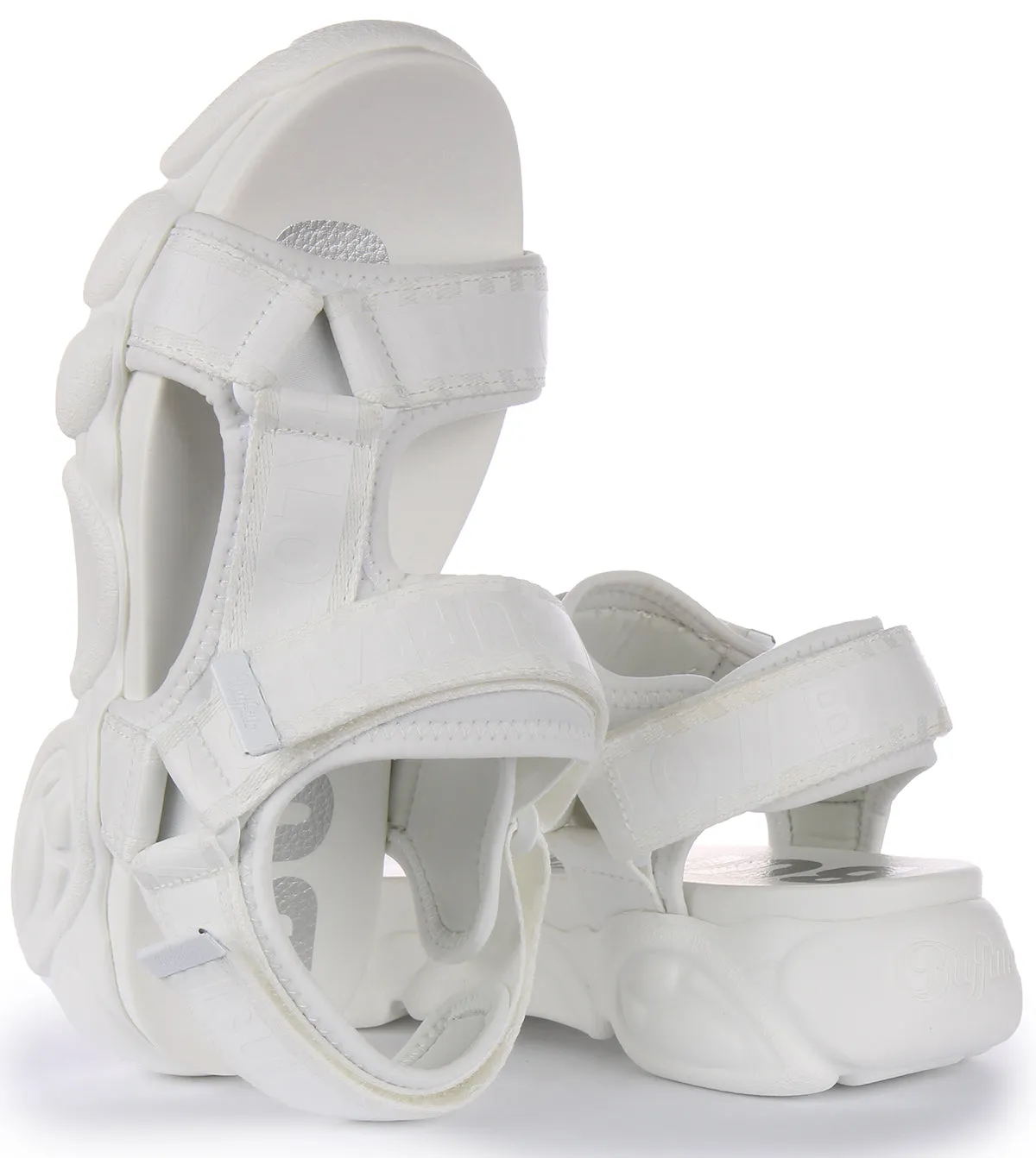 Buffalo Cld Tec Sandal In White For Women