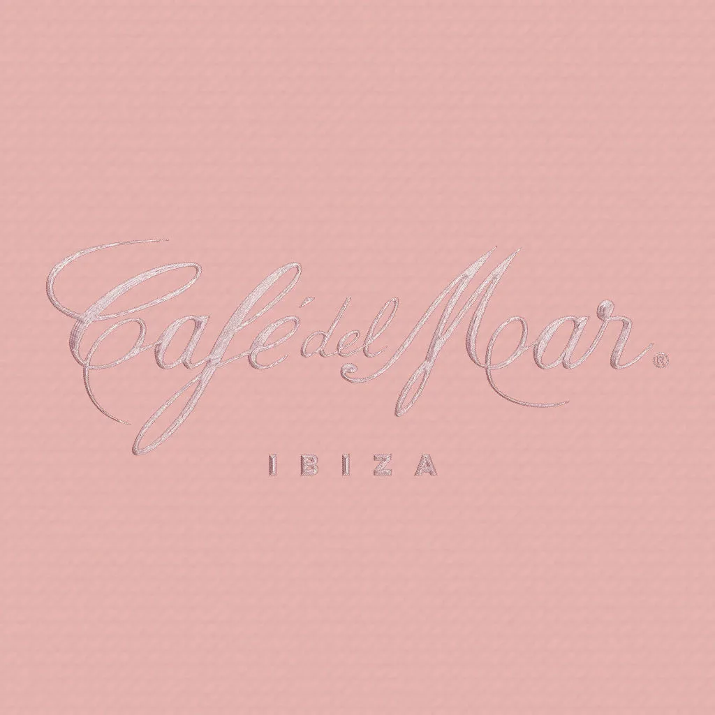 Café del Mar Ibiza White Embroidered Logo Women's College Hooded Sweatshirt