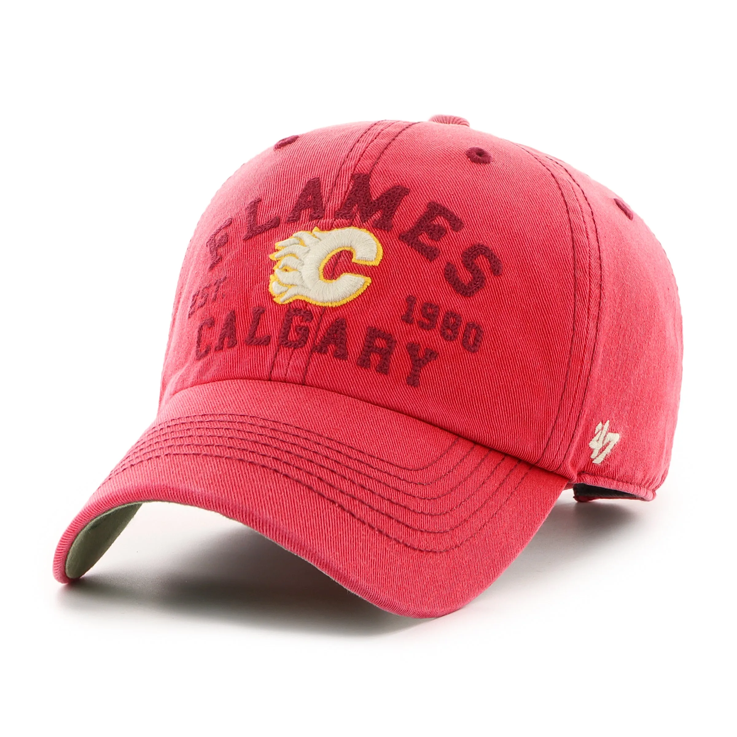 Calgary Flames NHL Dusted Steuben Clean Up Cap