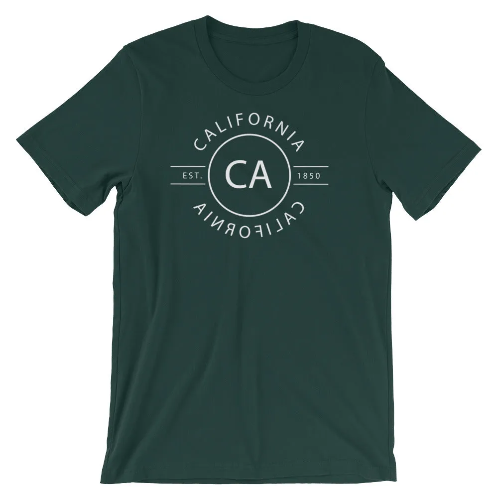 California - Short-Sleeve Unisex T-Shirt - Reflections