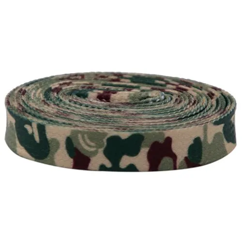 Camouflage Green Print Laces