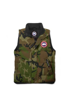 Canada Goose Youth/Kids Down Vest Vanier Print  - Classic Camo