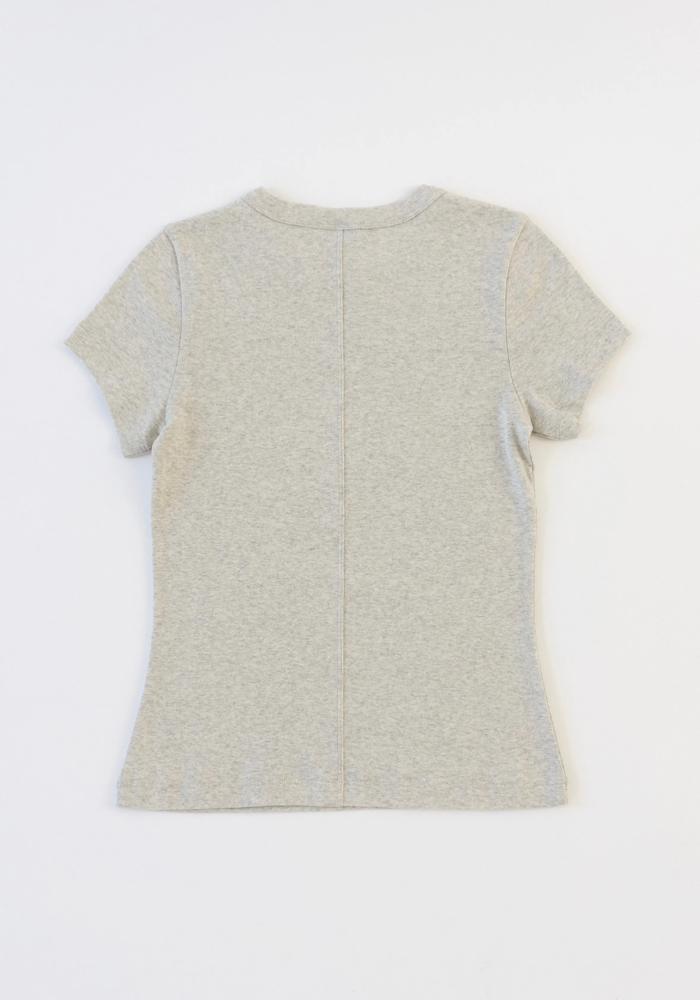 Car Baby Tee in Heather Grey