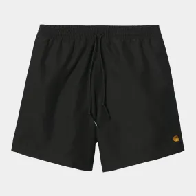 Carhartt Chase Swim Trunks Black / Gold