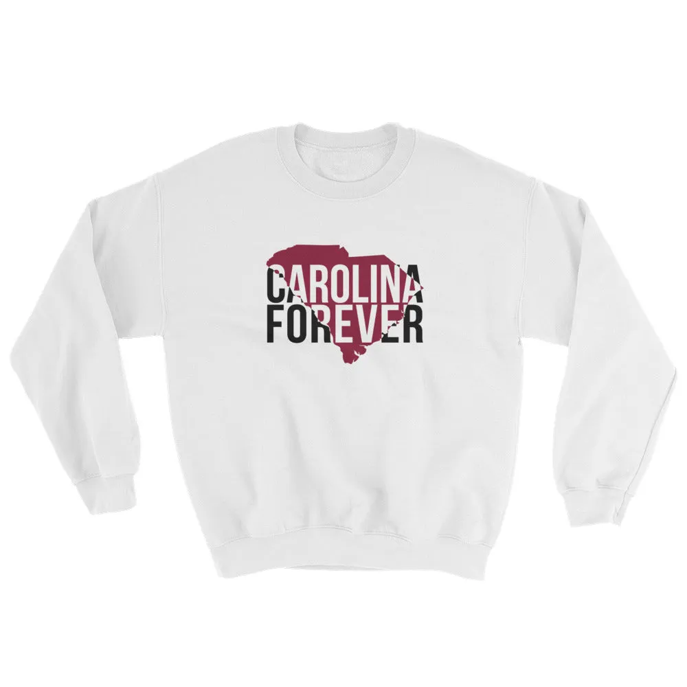 Carolina Forever - State - White Sweatshirt