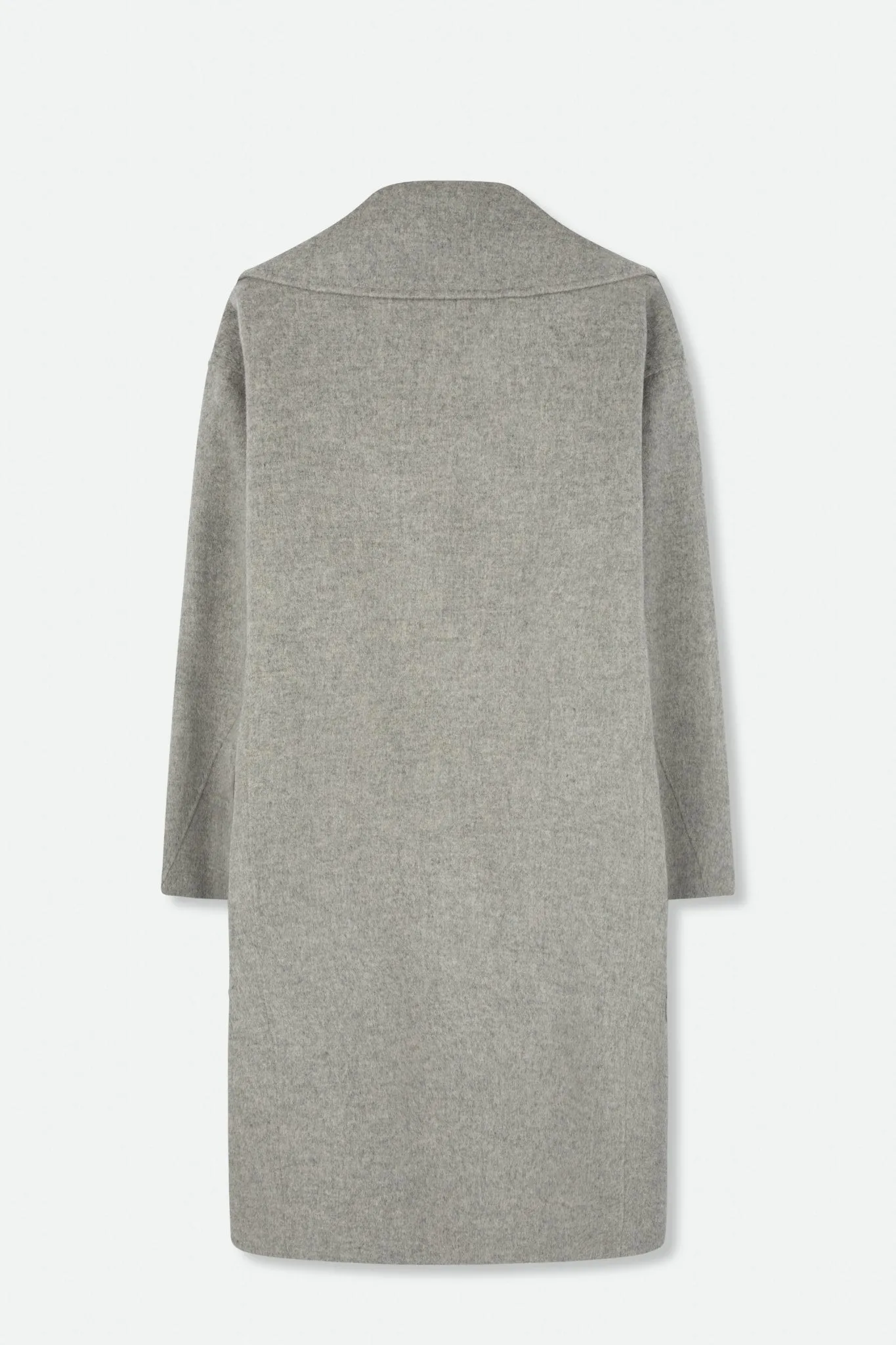 CAROLINE SIDE BUTTON COAT IN WOOL