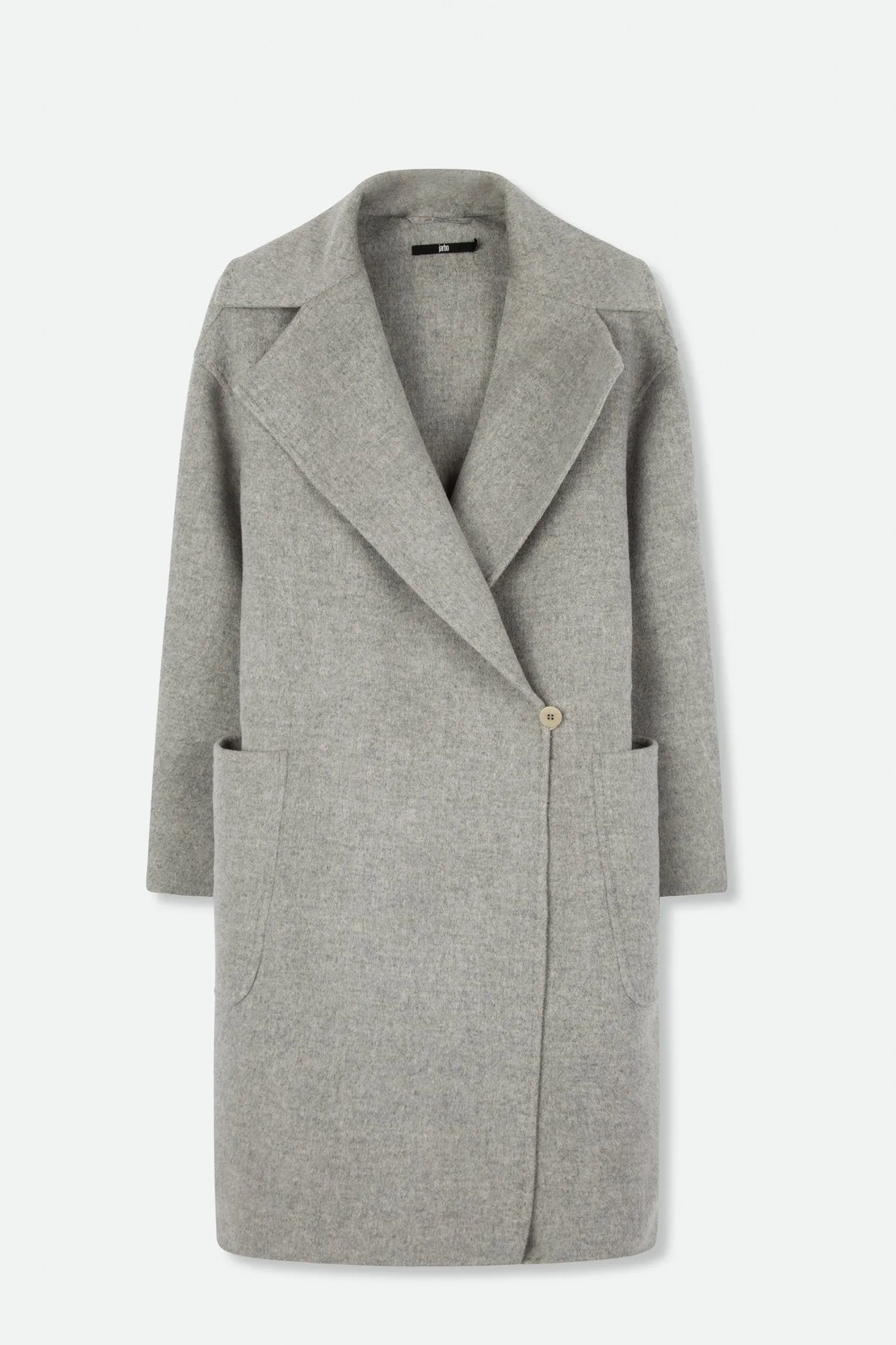 CAROLINE SIDE BUTTON COAT IN WOOL