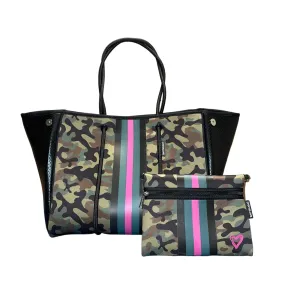 Classic Large Tote - Pink Army