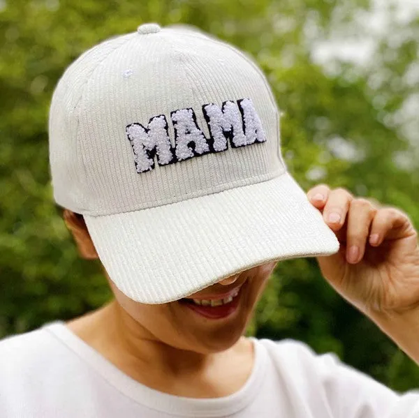 Corduroy Baseball Cap - MAMA