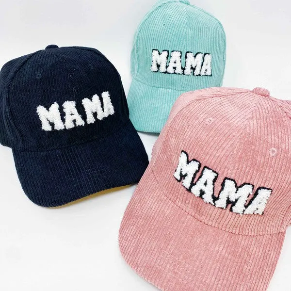 Corduroy Baseball Cap - MAMA