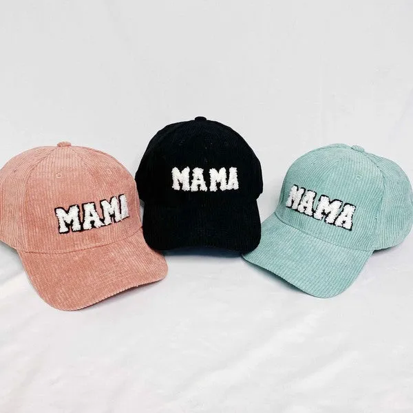 Corduroy Baseball Cap - MAMA