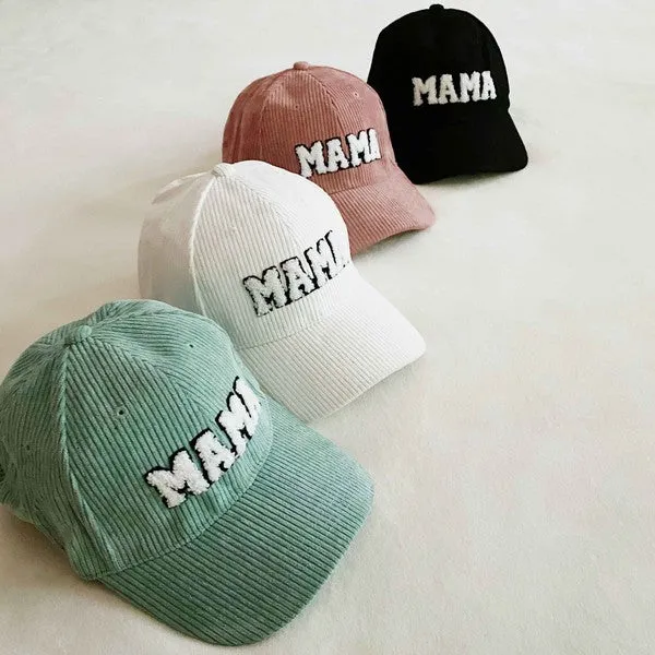 Corduroy Baseball Cap - MAMA