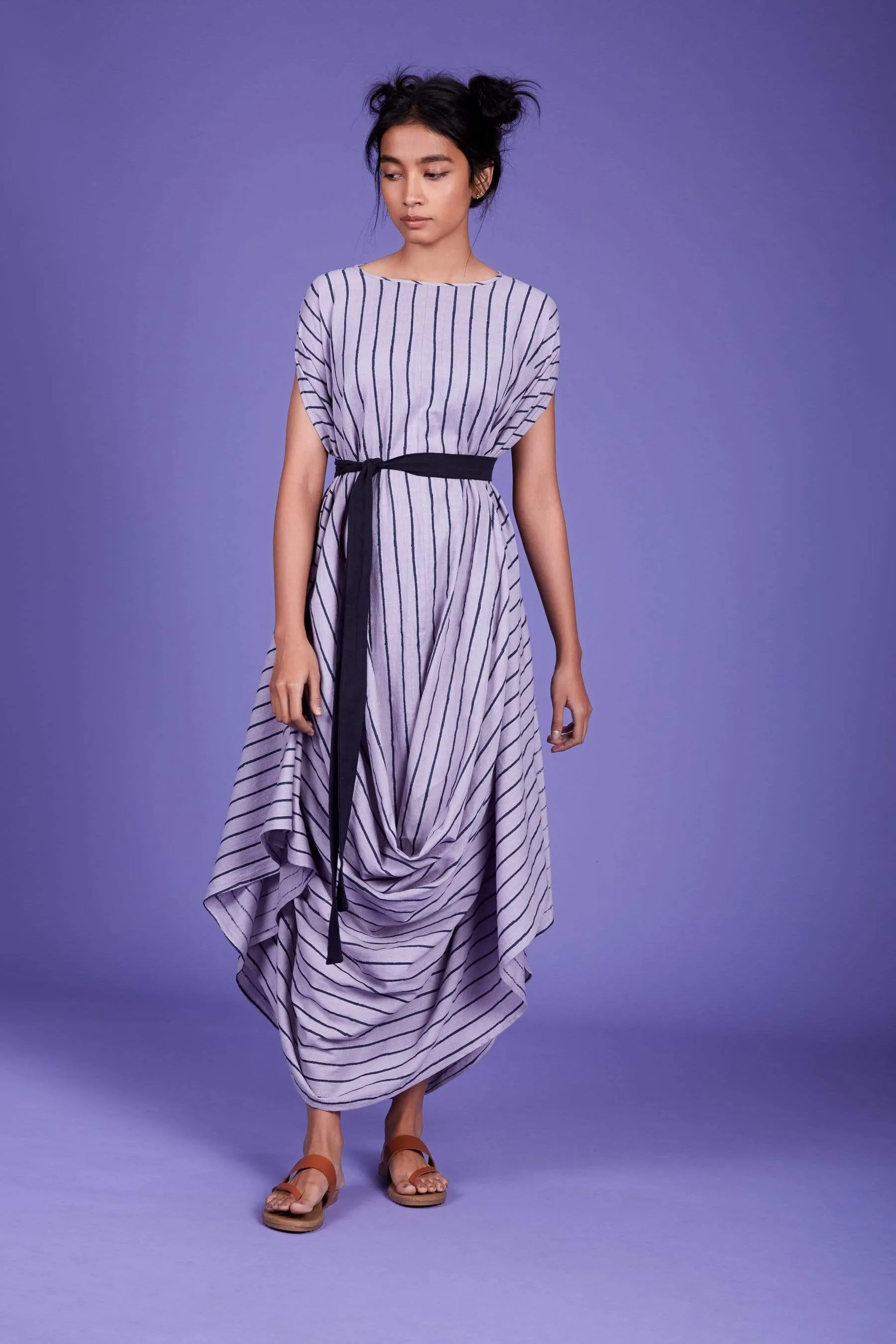 Cowl Dress SS Lavender