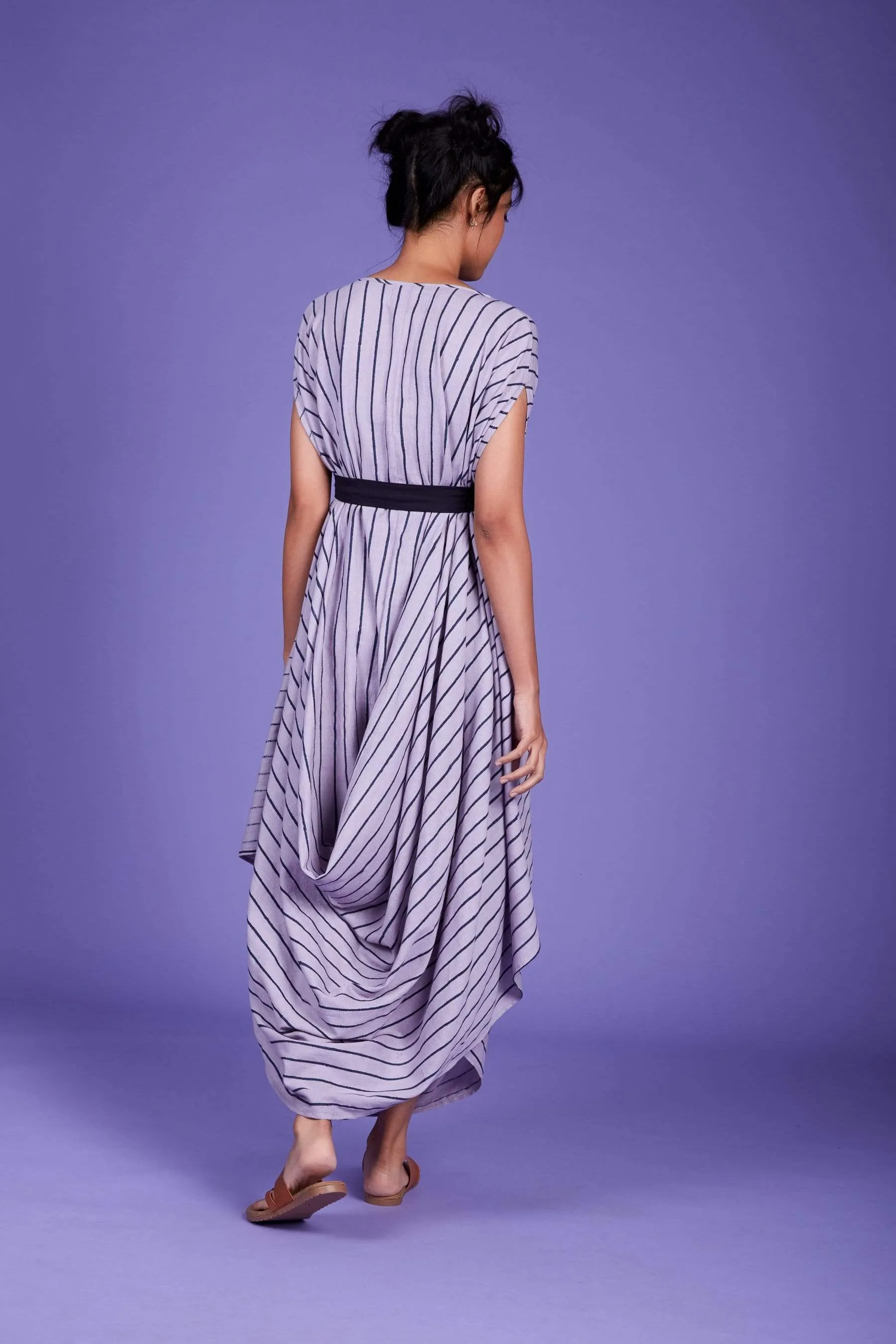 Cowl Dress SS Lavender