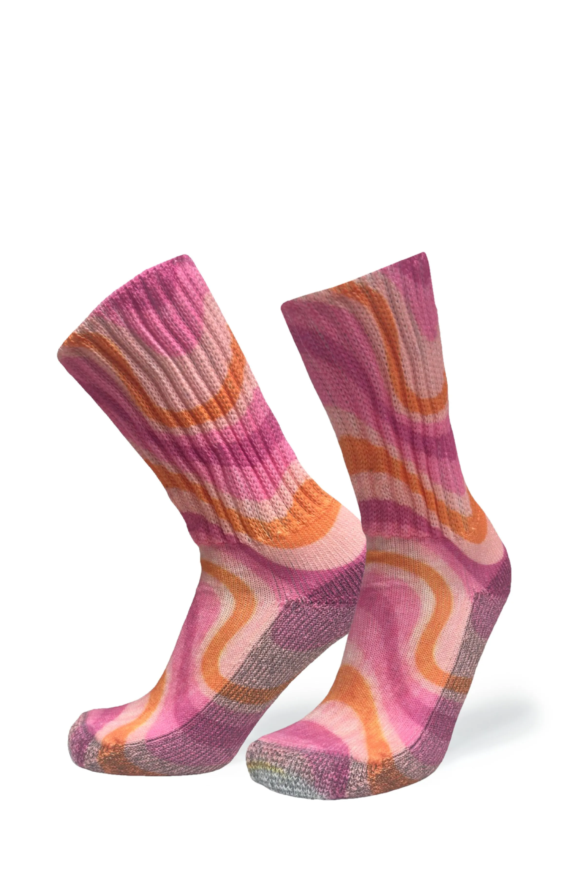 Cozy Diabetic Comfort Relax Fit Swirl Swag Socks