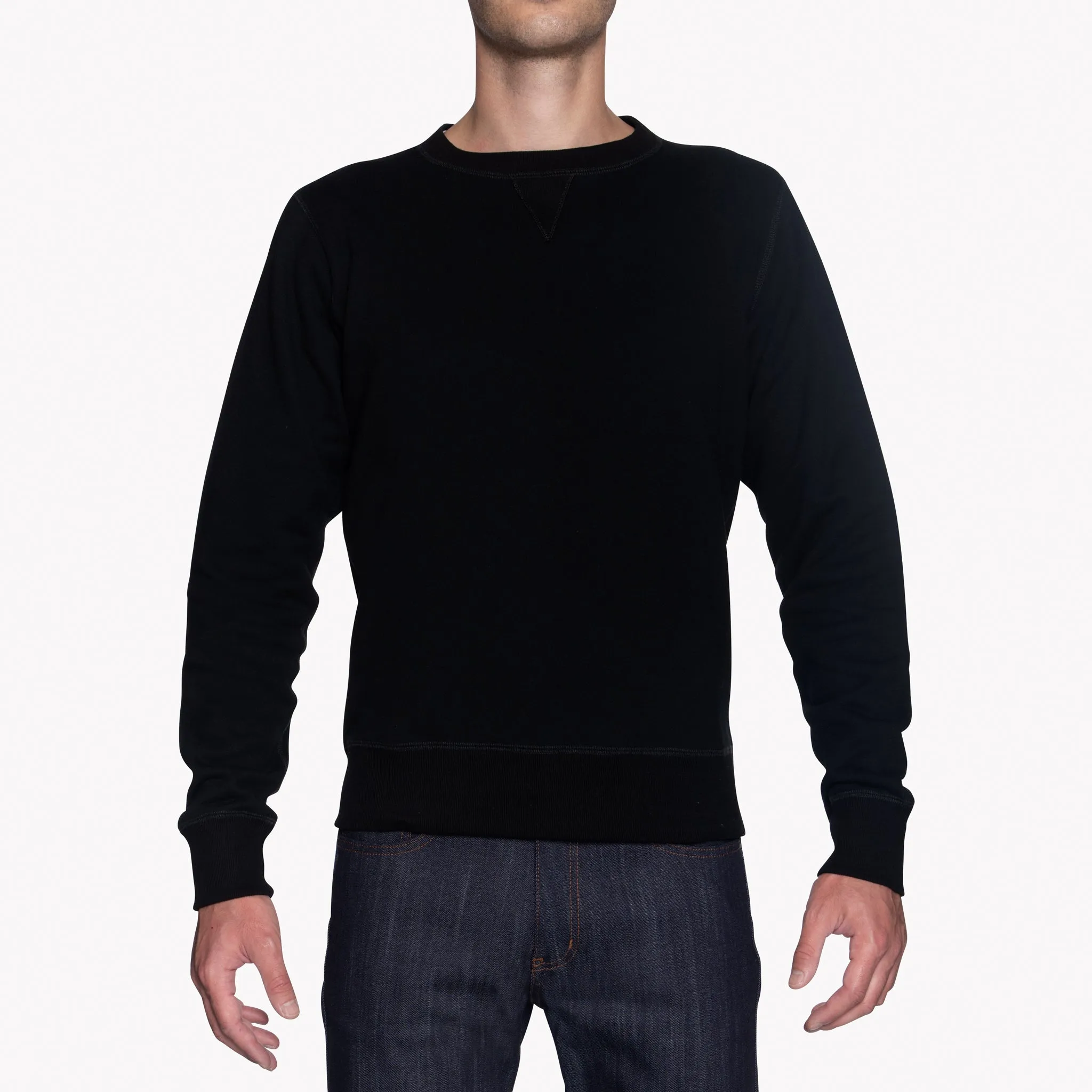 Crewneck - Heavyweight Terry - Black