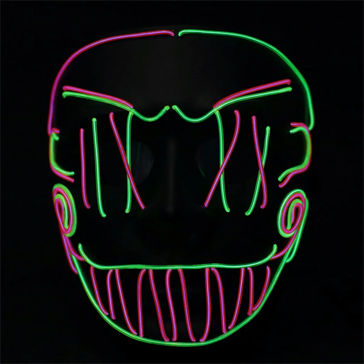 Cross Stitch Joker LED Mask