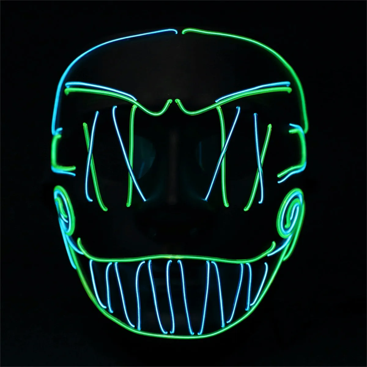 Cross Stitch Joker LED Mask