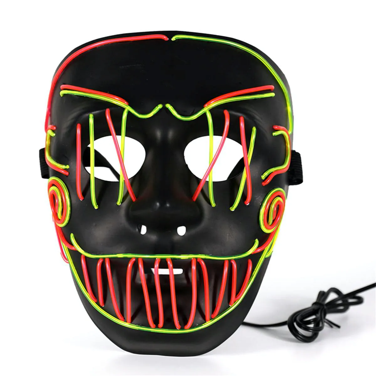 Cross Stitch Joker LED Mask