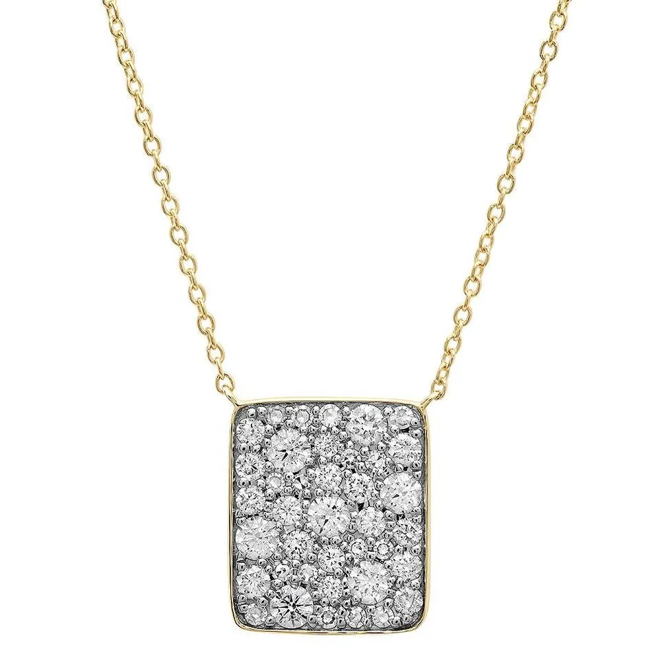 Diamond Cluster Necklace