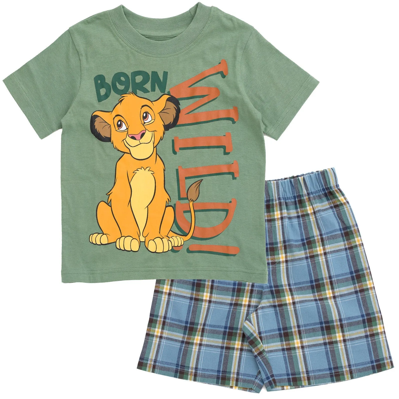 Disney Lion King Simba T-Shirt and Shorts Outfit Set