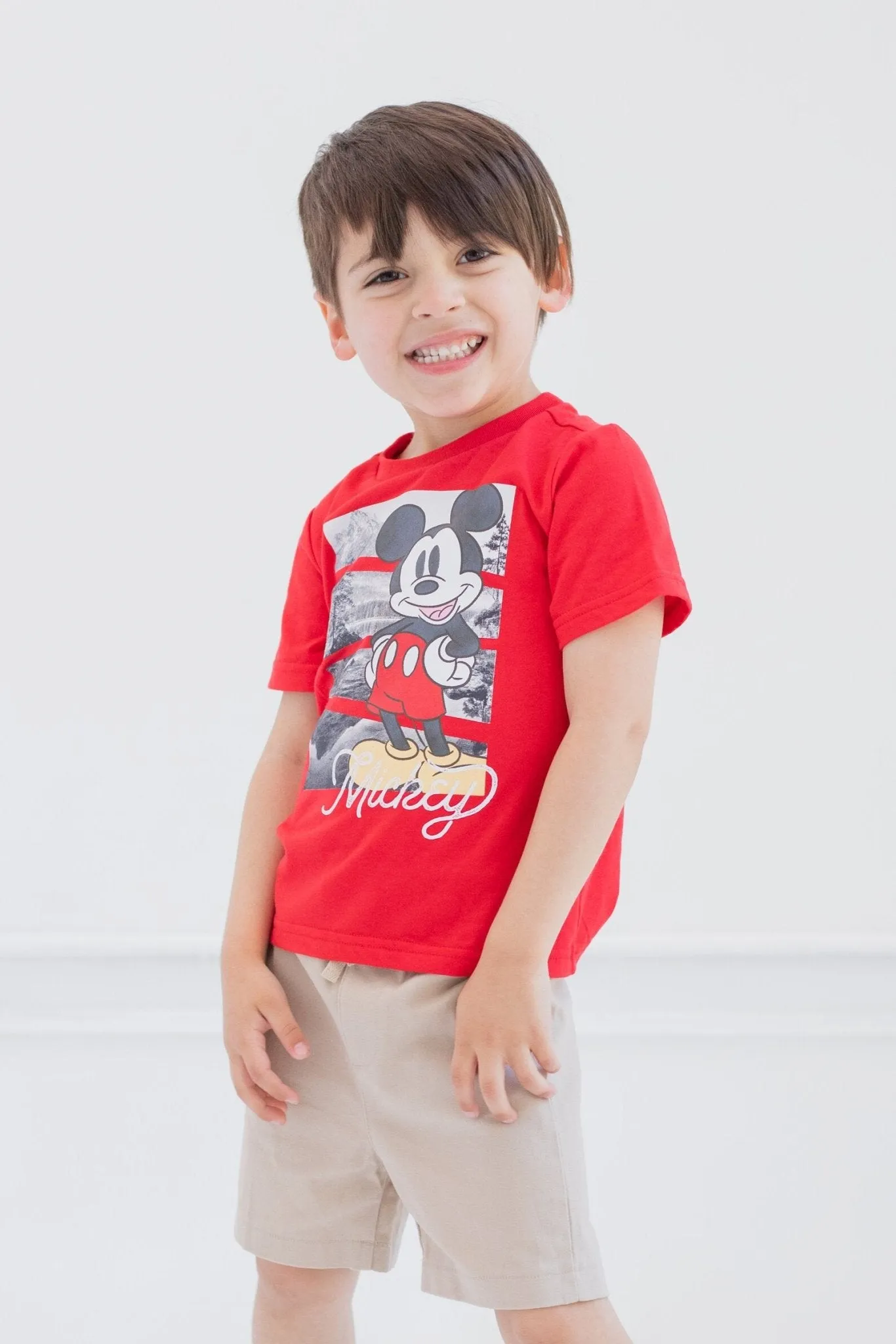 Disney Mickey Mouse Cosplay T-Shirt and Shorts Outfit Set