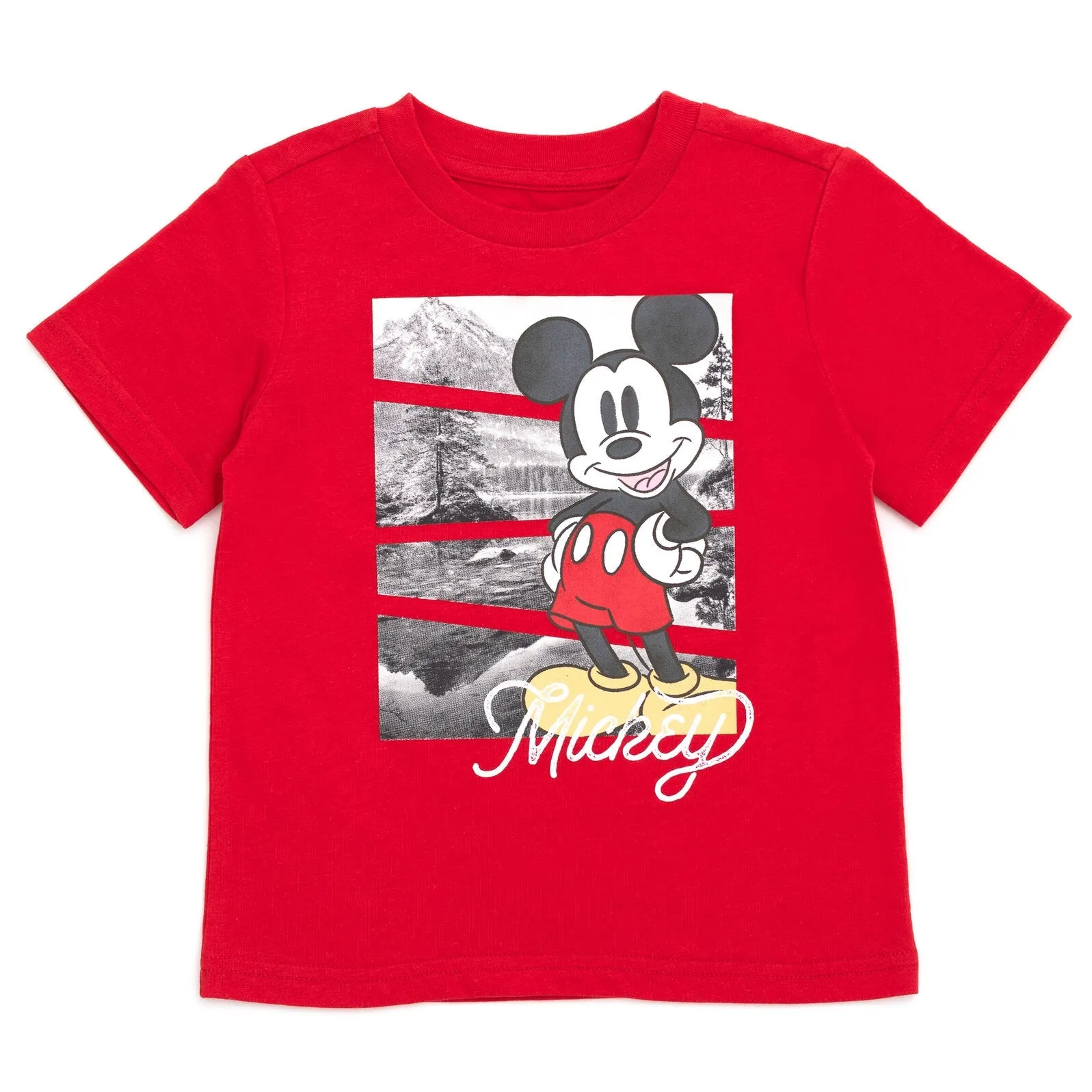 Disney Mickey Mouse Cosplay T-Shirt and Shorts Outfit Set