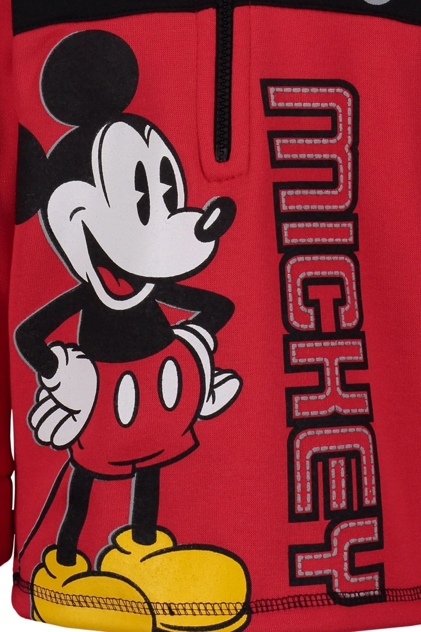 Disney Mickey Mouse Fleece Half Zip Hoodie