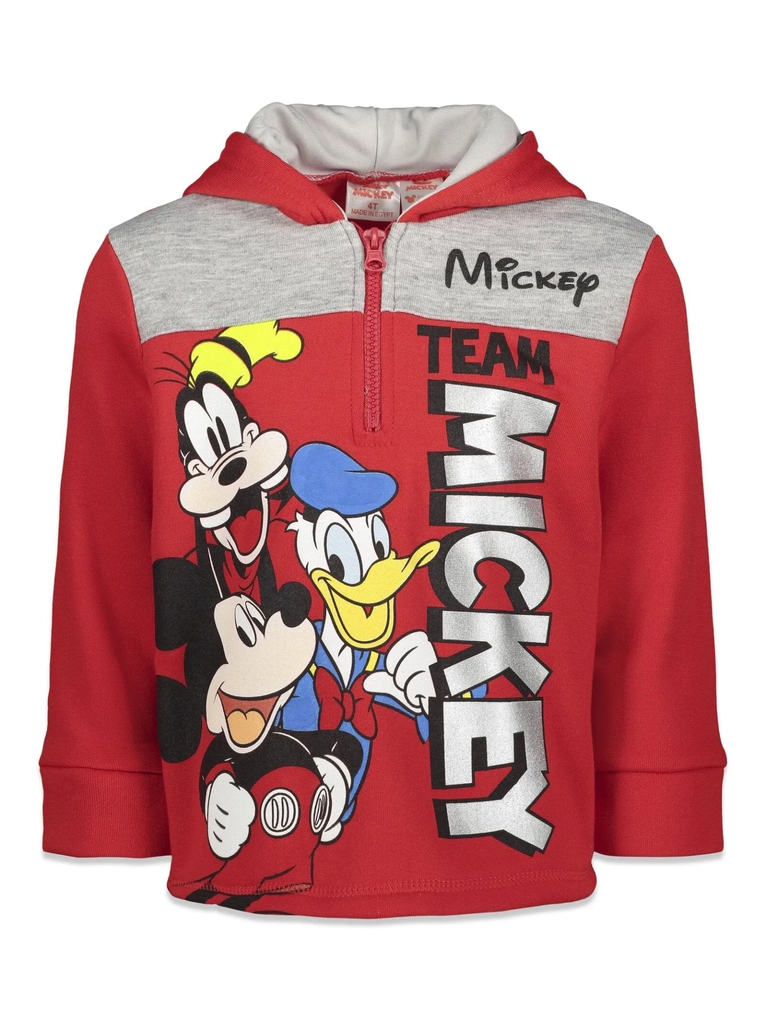 Disney Mickey Mouse Fleece Half Zip Hoodie