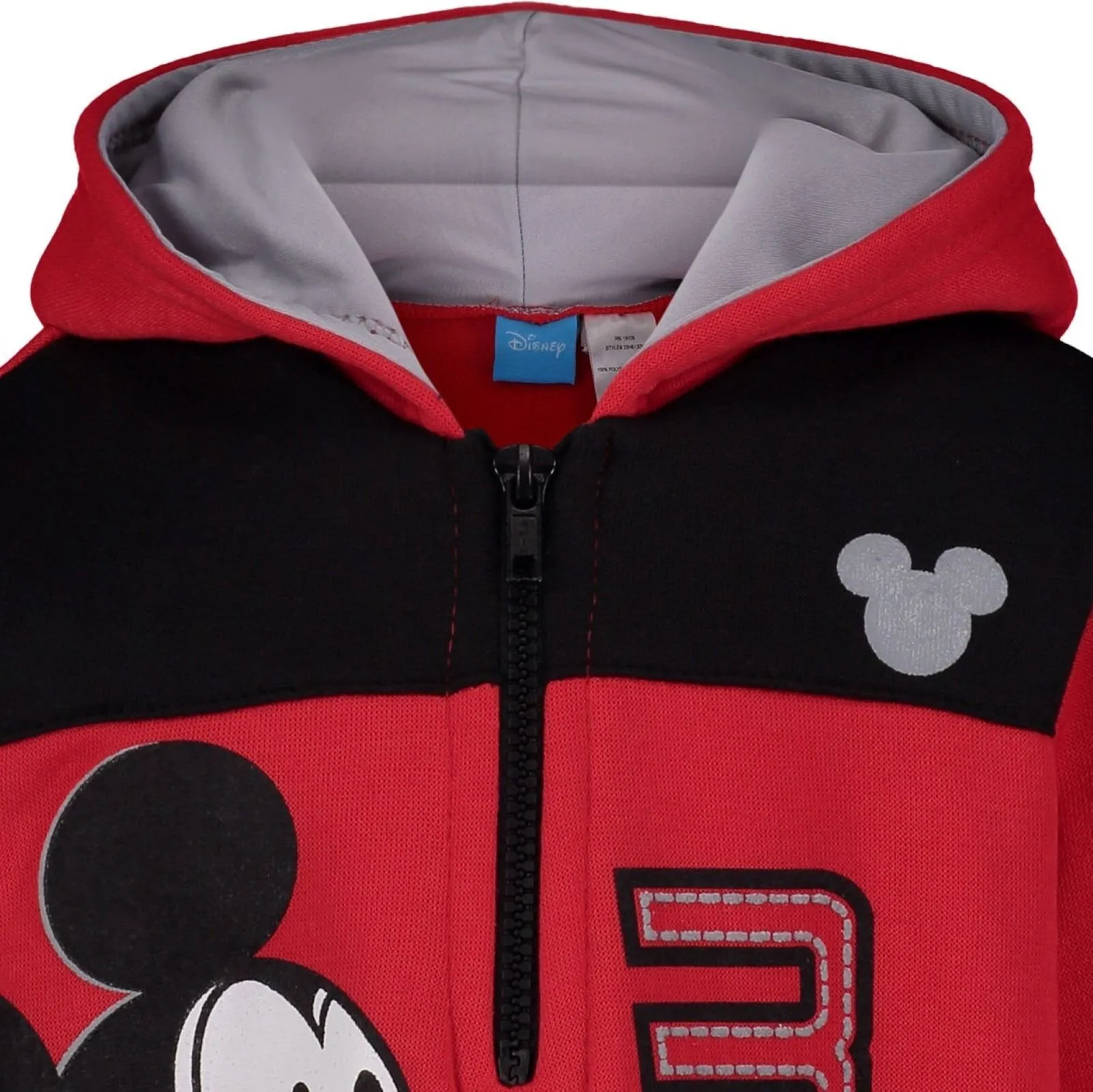 Disney Mickey Mouse Fleece Half Zip Hoodie