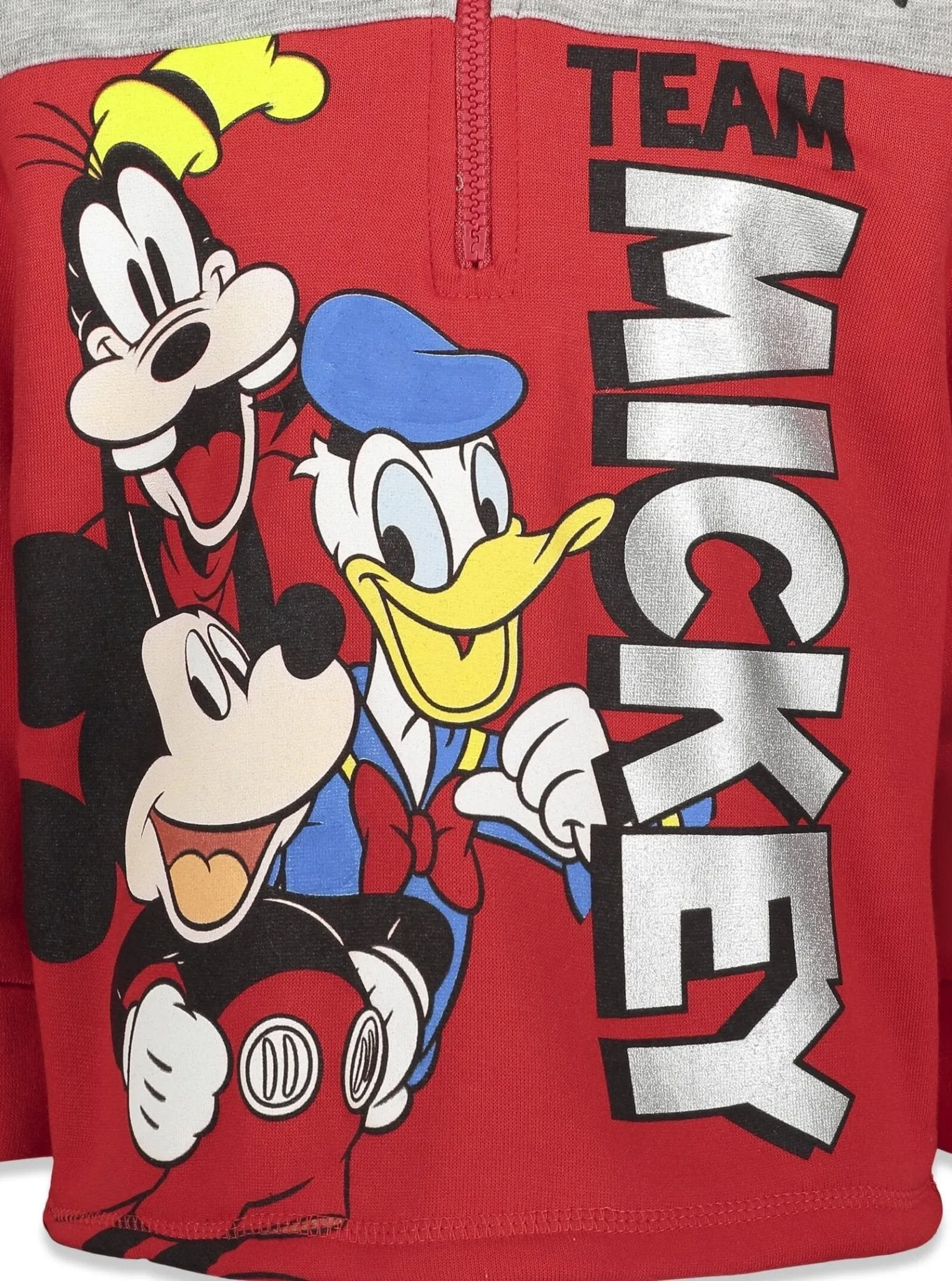 Disney Mickey Mouse Fleece Half Zip Hoodie