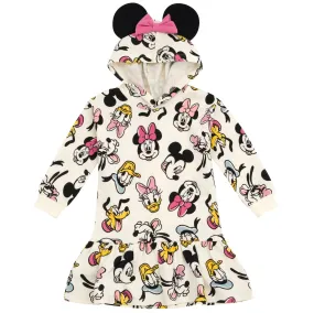 Disney Mickey Mouse Goofy Donald Duck Daisy Fleece Dress