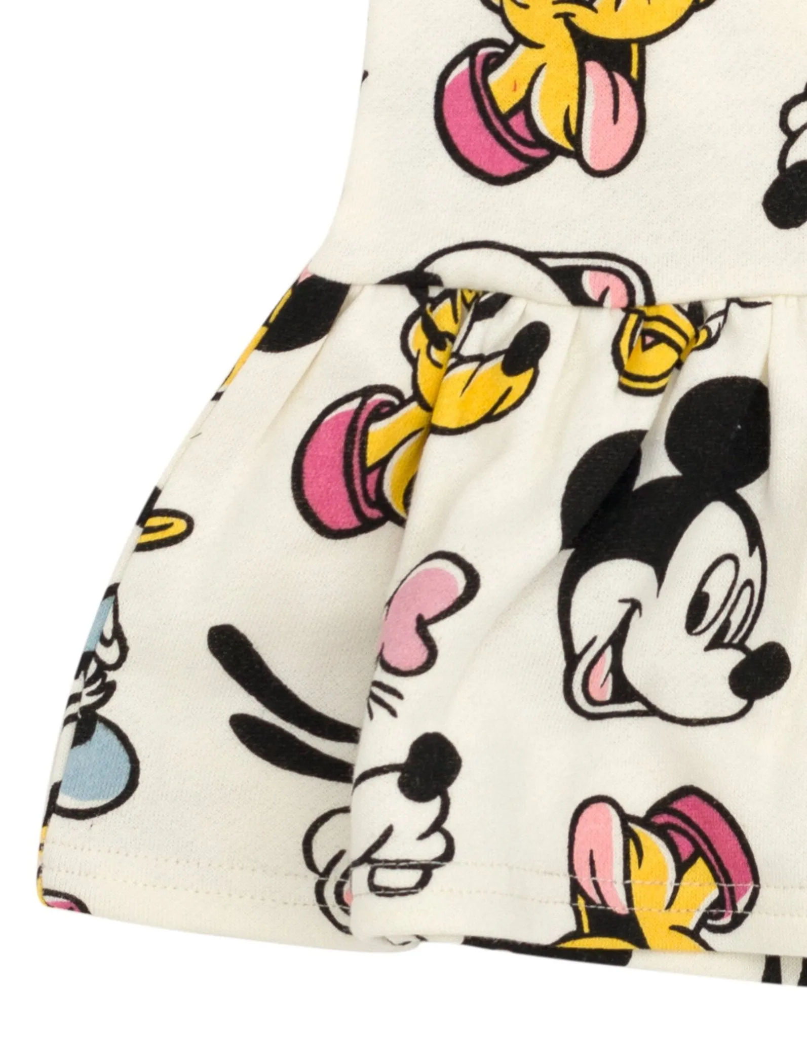 Disney Mickey Mouse Goofy Donald Duck Daisy Fleece Dress