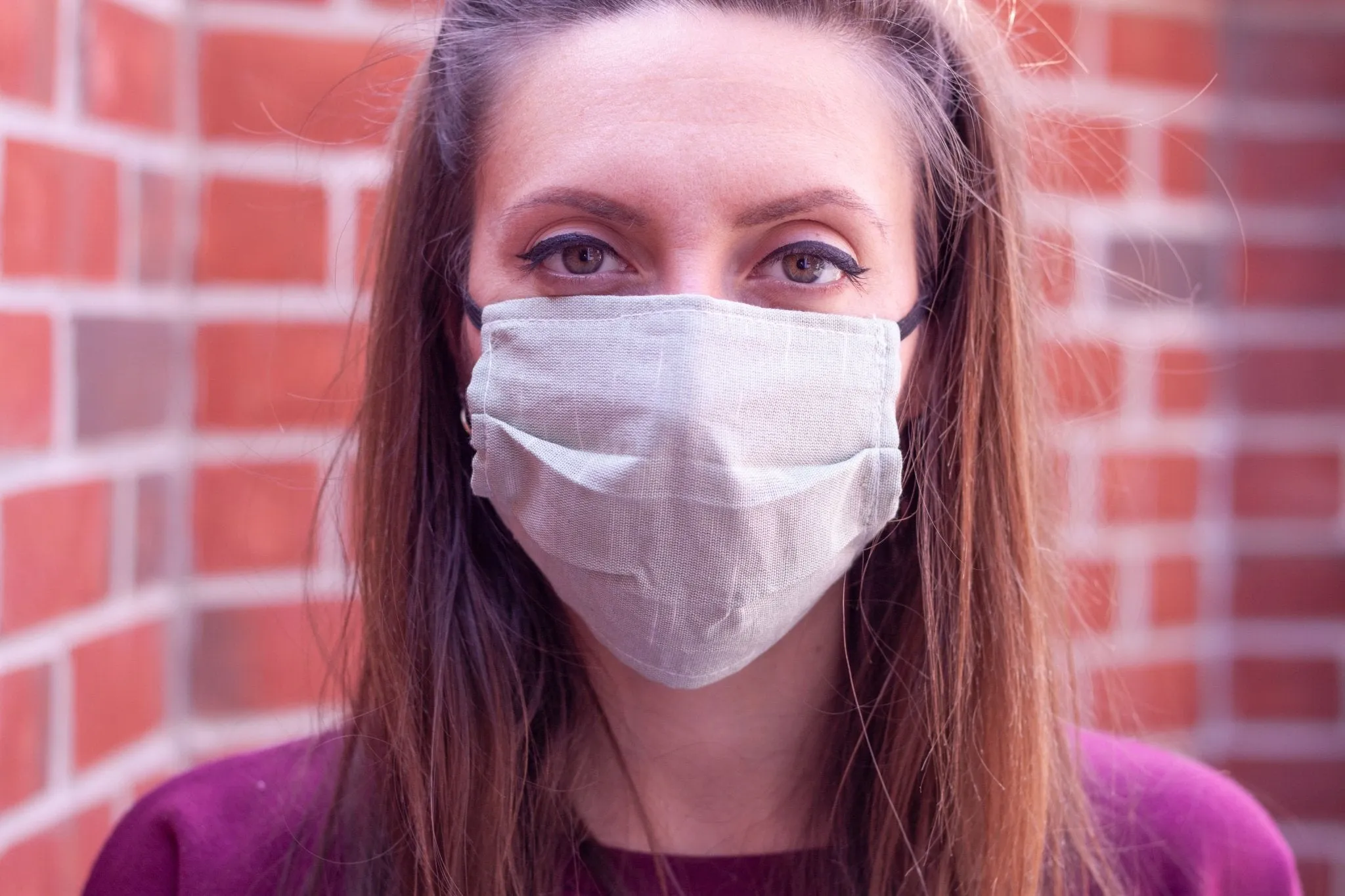 Disposable Organic Hemp Cotton and Hemp Paper Layer Mouth Mask- 2 Layer