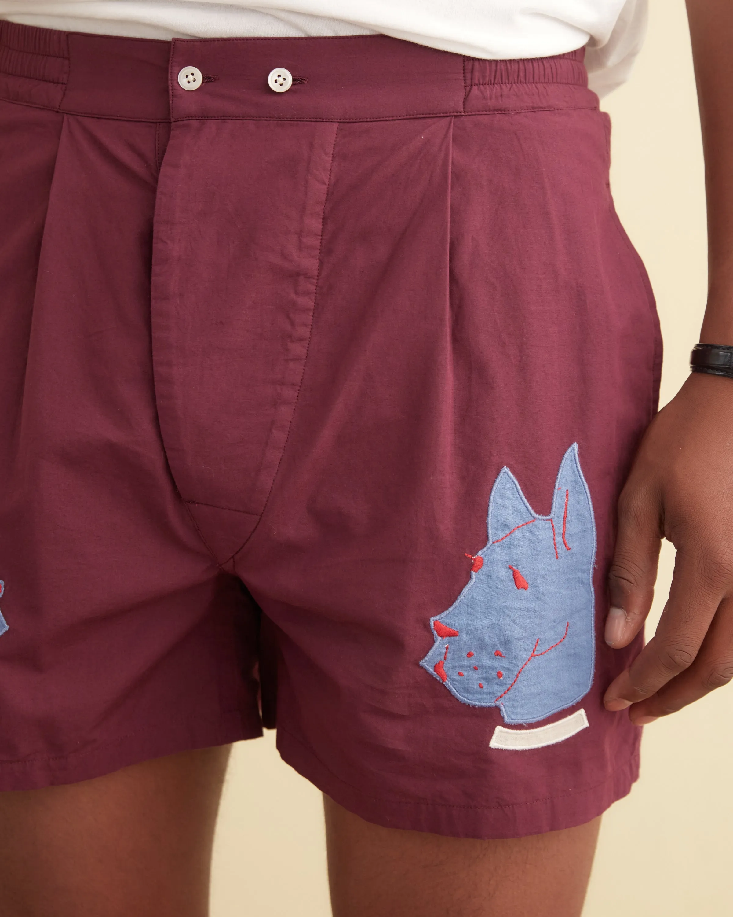 Doberman Appliqué Boxers