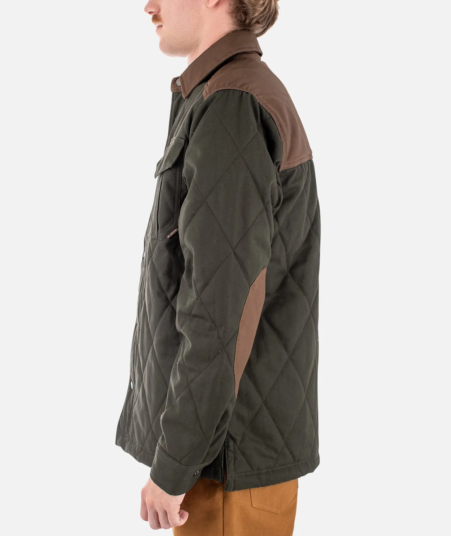 Dogwood Quilted Jackets - Forest Green