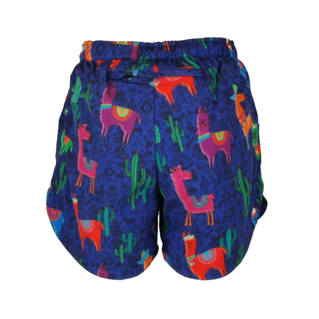 Double Layer Jazzy Shorts | Llama Drama