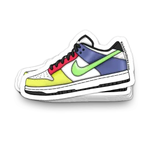 Dunk Low "Green Spark" Sneaker Sticker