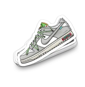 Dunk Low "Off-White Lot 7" Sneaker Sticker