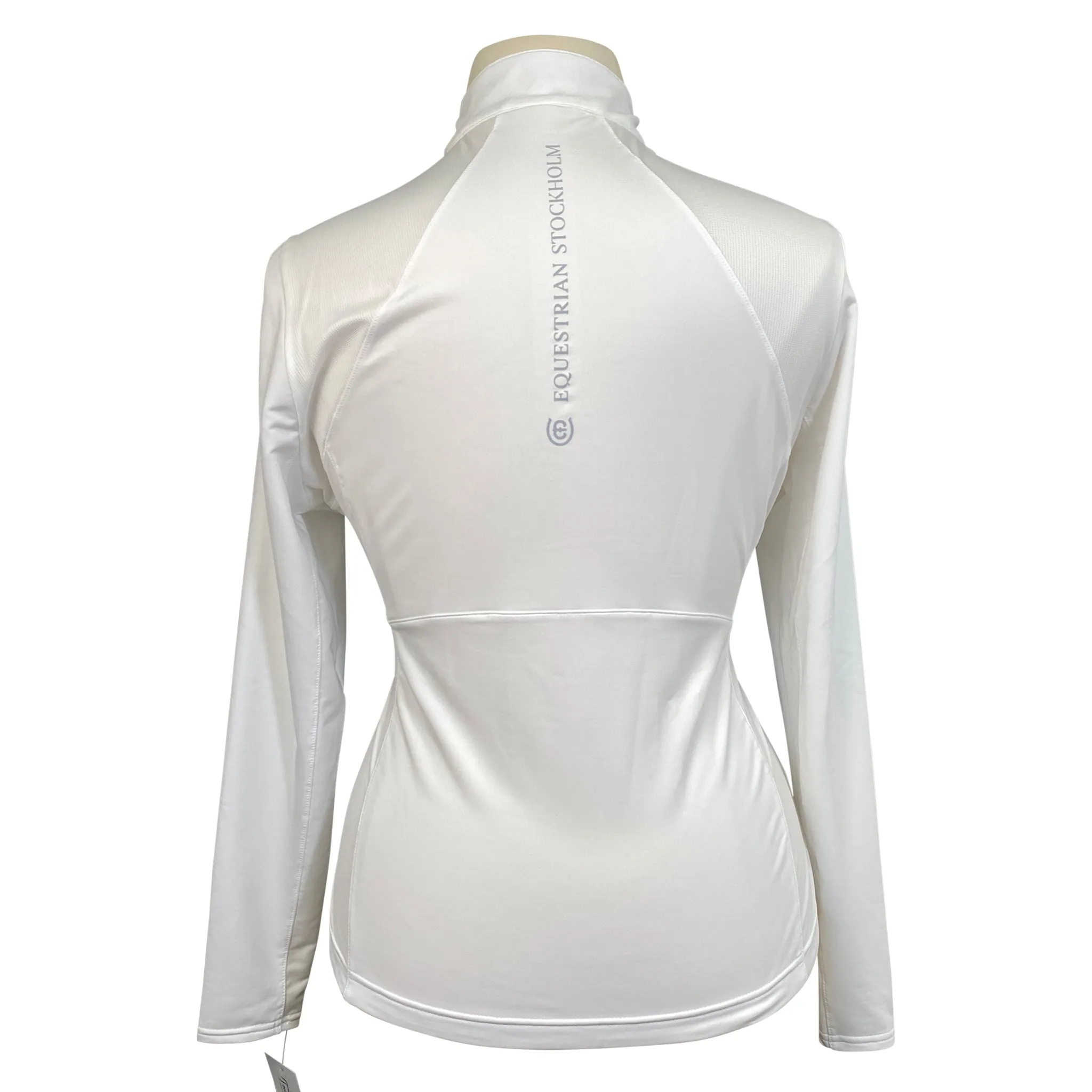 Equestrian Stockholm 'Light Breeze' Competition Shirt in White - Women's XL