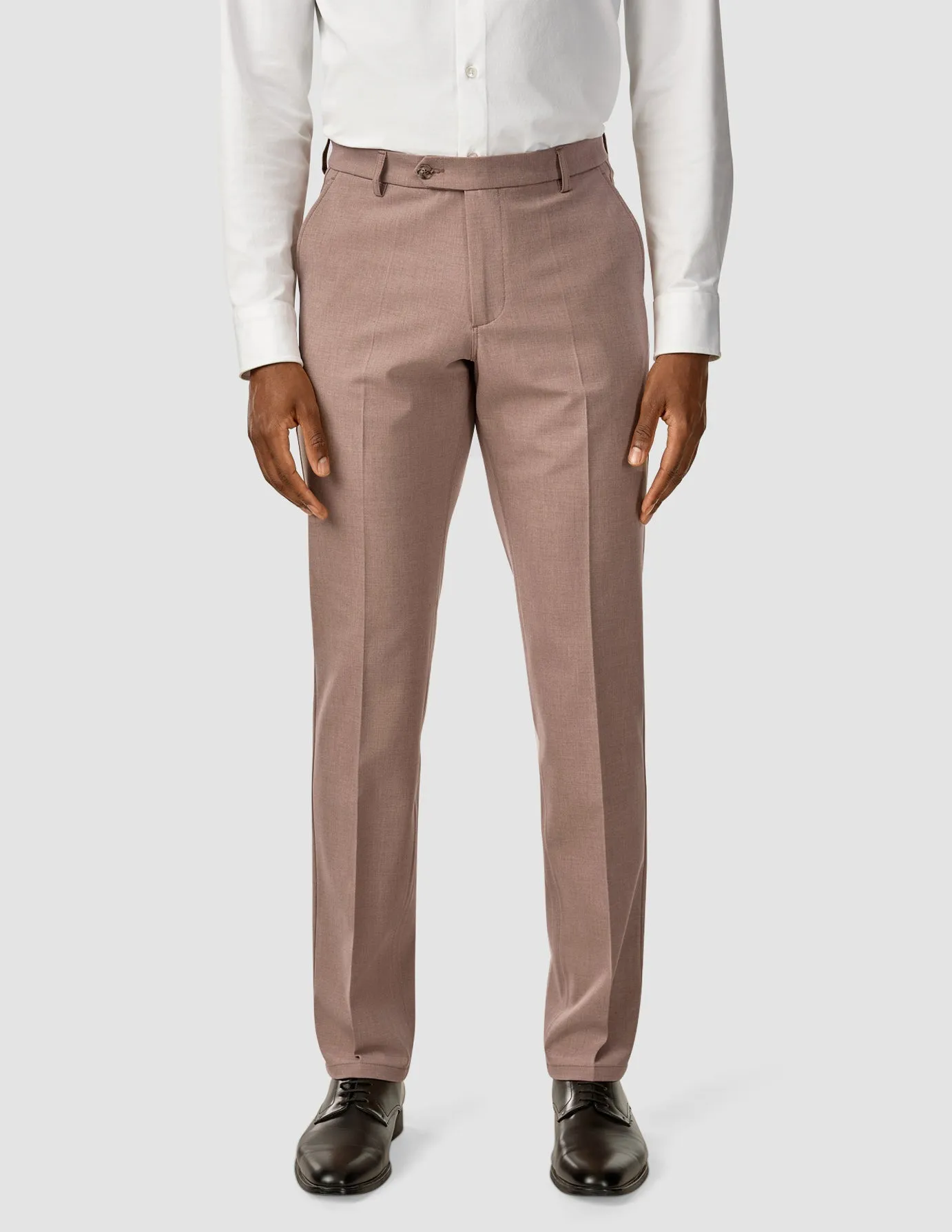 Essential Suit Pants Regular Dusty Lilac Melange