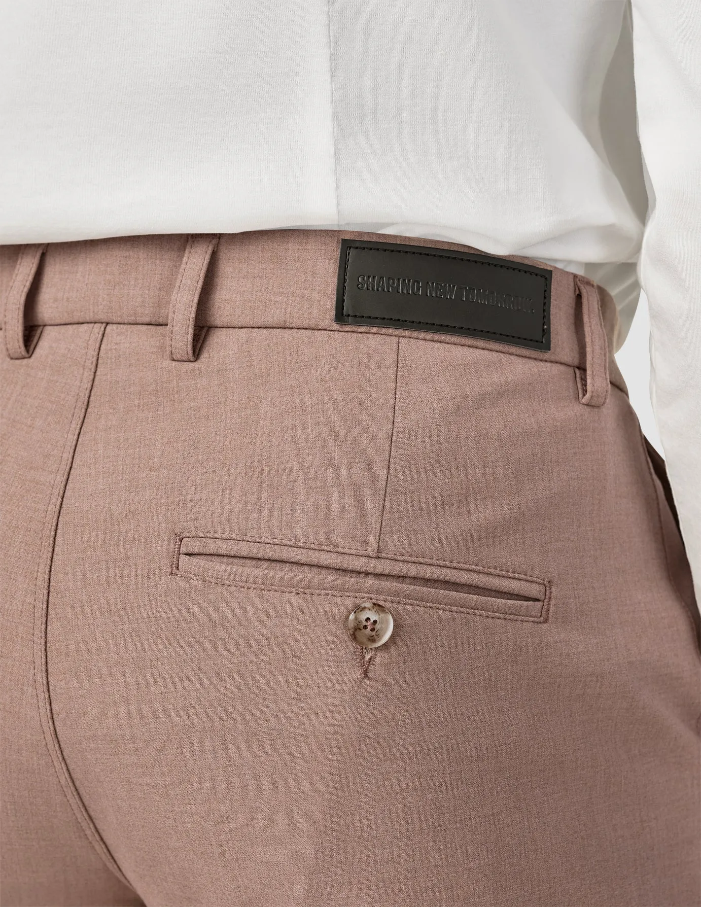 Essential Suit Pants Regular Dusty Lilac Melange