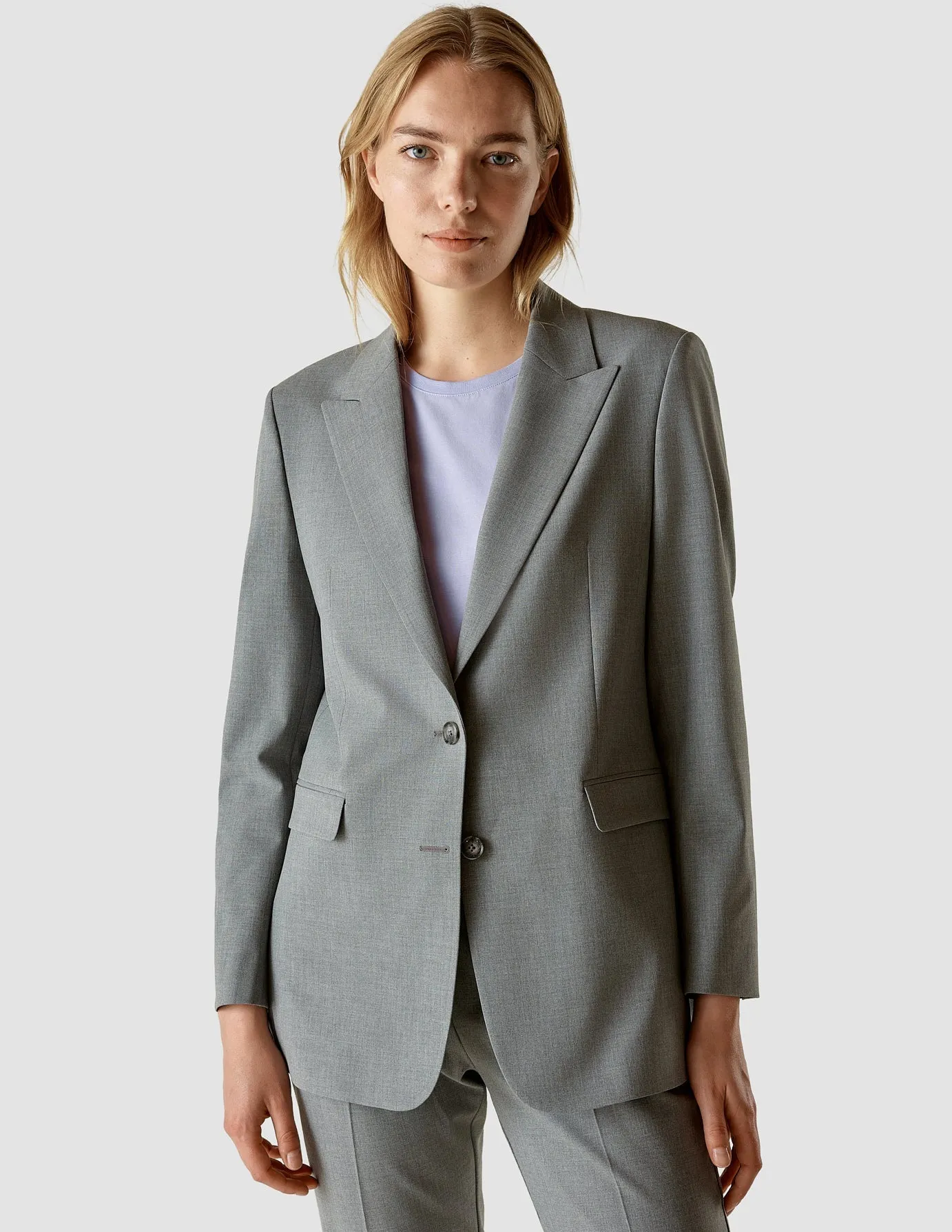 Essential Suit Tapered Cloud Grey