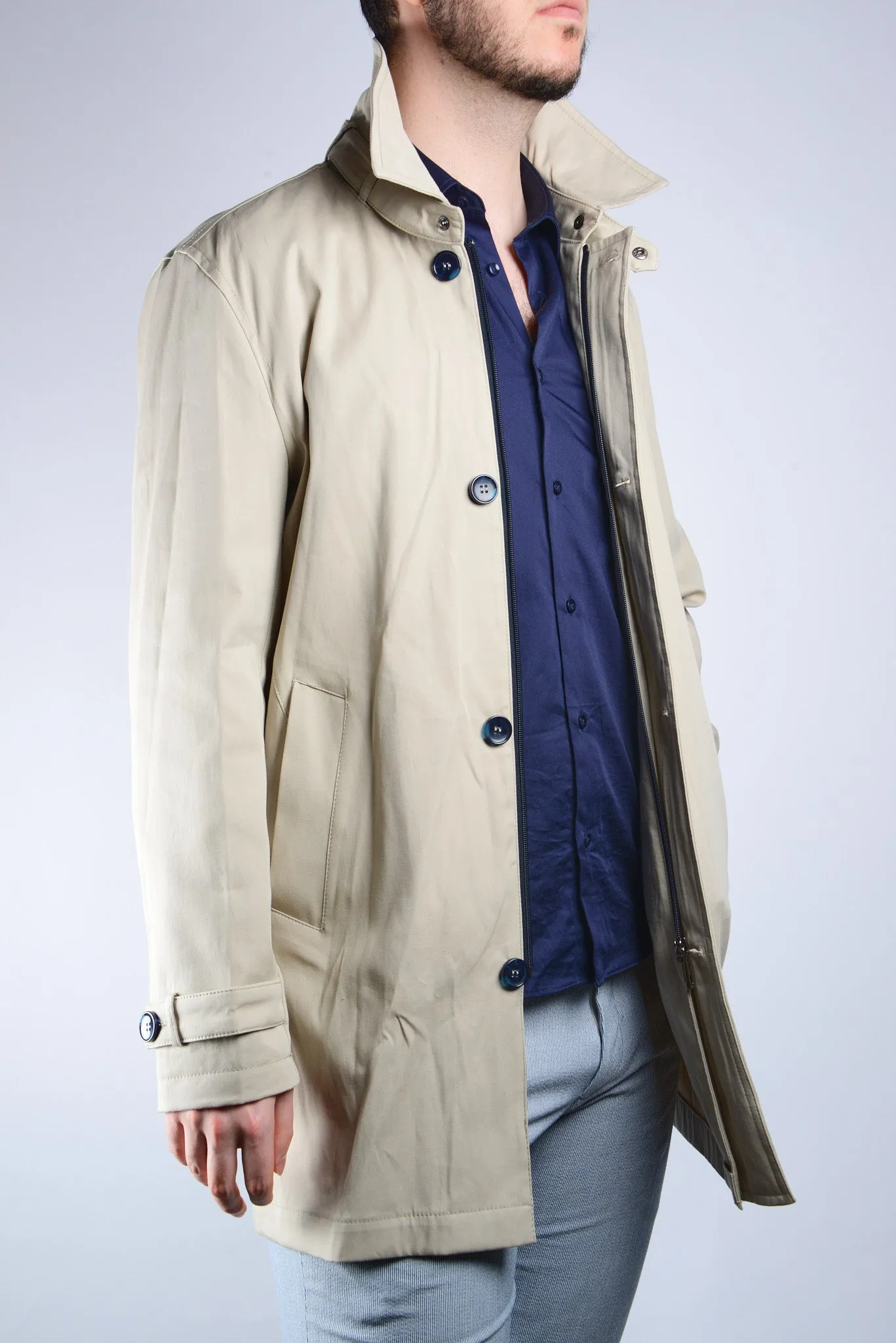 Euro Casual Lightweight Trench Coat