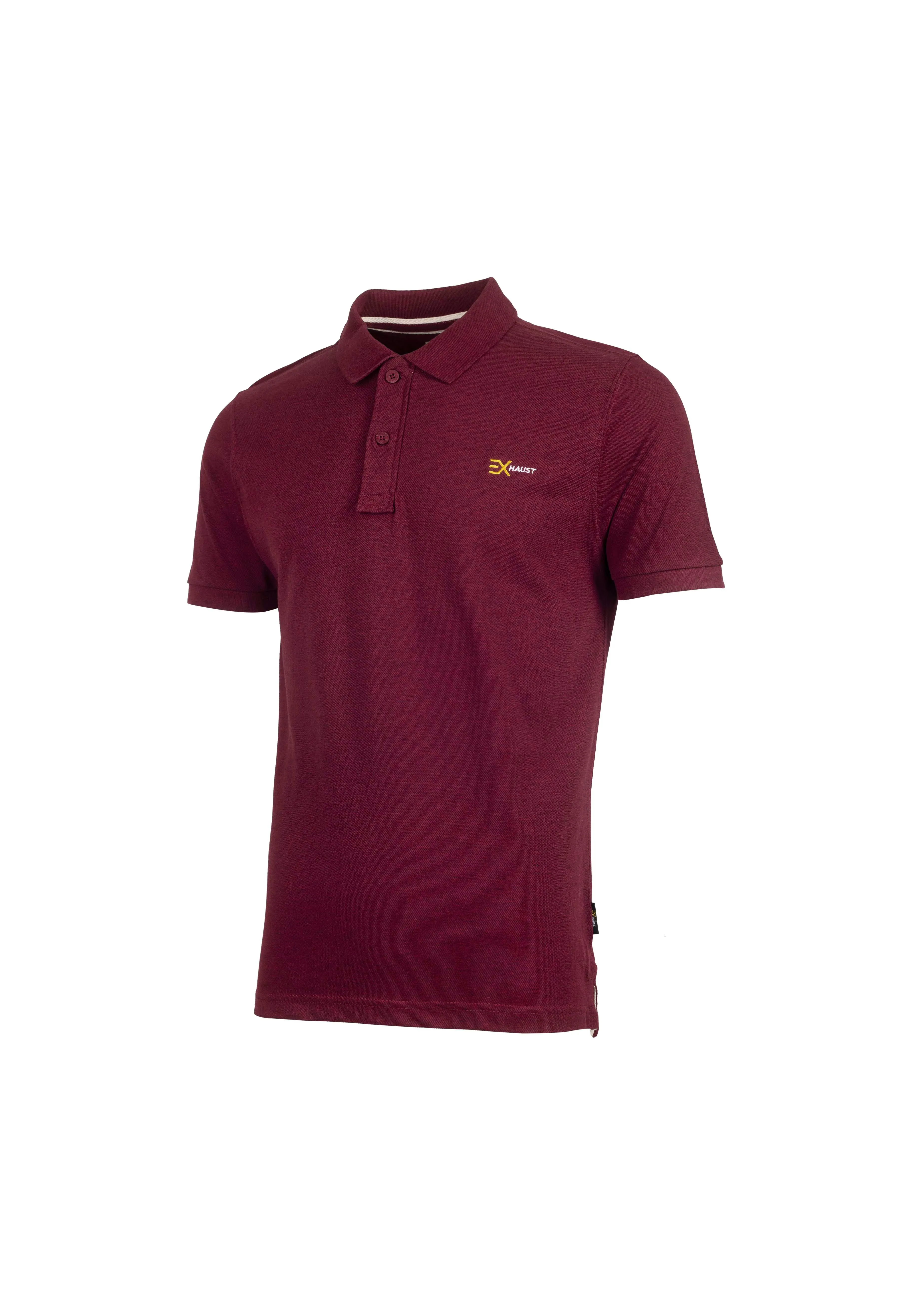 EXHAUST Plain Polo T-Shirt [Slim Fit] 1319